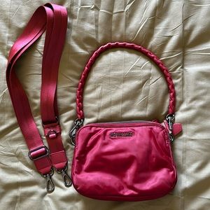 MZ Wallace Red Dahlia Small Bowery Crossbody